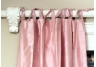 Custom Silk Tie Tab Top Drapes
