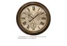 Antique World Map Wall Clock