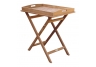 Folding stand with Teak Tray