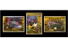 Georgia Tech Yellow Jackets Triple Shot Wall Hanging