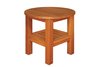 TERRACE MATES Two Shelf High End Table / Round