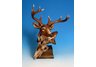 Carved Look Deer Bust