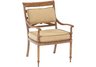 Cast Aluminum Dining Chair with Back Cushion