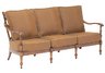 Cast Aluminum Verona 3 Place Sofa