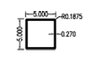 Vinyl Fence Posts - 9 Ft - Heavy Wall End