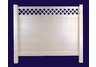 Vinyl Privacy Fencing with Lattice