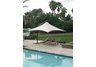 Vista 16 square cantilevered umbrella