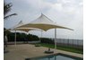 Vista 16' square cantilevered umbrella