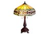 Victorian 2 light lamp