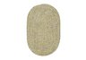 Celery West Bay Tweed Braided Bath Rug - Sample Swatch