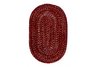 Sangria West Bay Tweed Braided Bath Rug - Sample Swatch