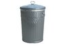 Commercial Duty Galvanized Metal 20 Gallon Trash Can and Lid