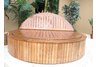 Standard Sun Catcher Teak, sand color fabric