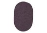 Dark Plum Wool Solid Braided Rug - Sample Swatch