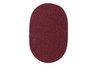 Rosewood Wool Solid Braided Rug - Sample Swatch