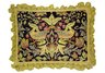 Old World Yellow Birds Needlepoint Pillow