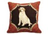 Yellow Lab Needlepoint Pillow