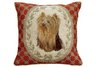 Yorkshire Terrier Needlepoint Pillow