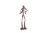 Elongated Violin Player Cast Bronze