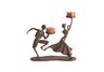 Chase Me Candleholder Cast Bronze