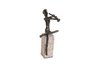 Clarinet Player on Rock Cast Bronze