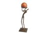 Figure Cndleholdr Cast Bronze