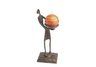 Figure Cndleholdr Cast Bronze