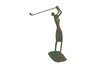 Female Golfer Cast Bronze