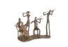 4 Musicians on Base Cast Bronze