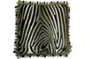 Zebra Print Needlepoint Pillow