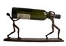 Two Men Carrying Bottle Wine Holder