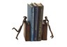 People Peeking Bookend Set-Cast Aluminum